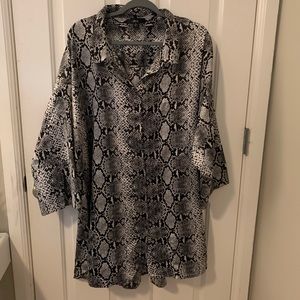 Ellos Snakeskin Tunic